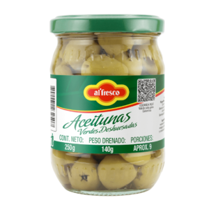 Frasco de aceitunas 250 gr